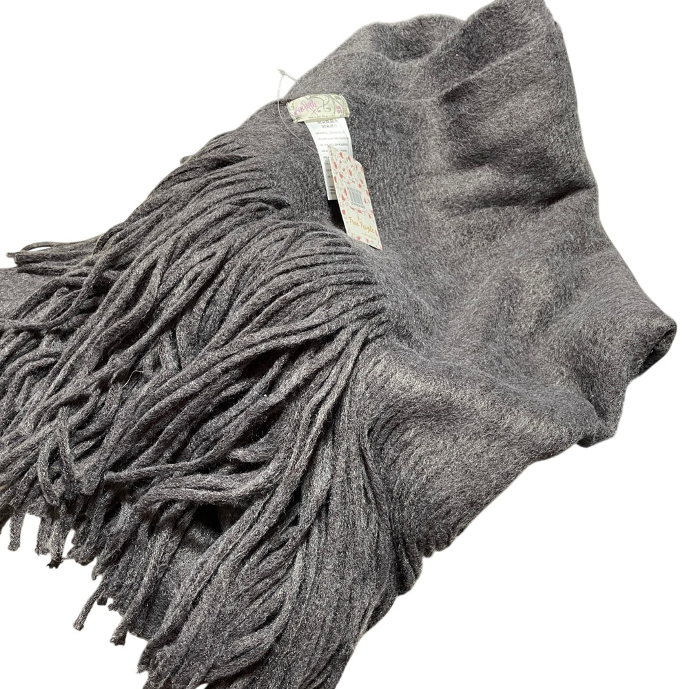 Free People Oversized New w/Tags and Boxed Scarf Soft Gray Warm